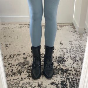 All Saints Women’s zip up combat boots (US 9)